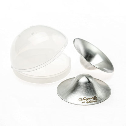 The Original Silver Nursing Cups - Nipple Shields for Nursing
